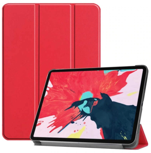 Apple iPad Air 10.9 2022 (5.Nesil) Kılıf Smart Cover Standlı Flip Uyku Modlu Akıllı Kapak - Kırmızı