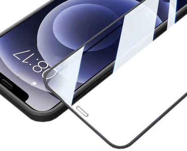 Apple iPhone 11 Pro Kırılmaz Cam Ekran Koruyucu, Tam Yapışan, Kırılmaya Karşı Güçlendirilmiş,Kavisli - Siyah