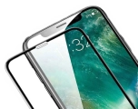 Apple iPhone 11 Pro Kırılmaz Cam Ekran Koruyucu Rika Premium Toz Önleyicili, Tam Uyumlu, Temperli Tam Kaplayan - Siyah