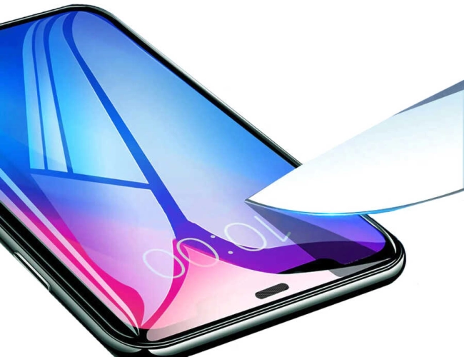 Apple iPhone 11 Pro Kırılmaz Cam Ekran Koruyucu Rika Premium Toz Önleyicili, Tam Uyumlu, Temperli Tam Kaplayan - Siyah