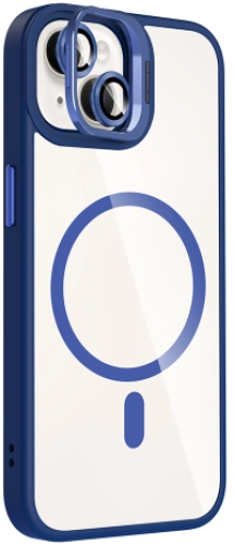 Apple iPhone 14 (6.1) Kılıf Standlı ve Kamera Lens Hediyeli Kaliteli Tam Uyumlu, Etro Kapak - Pembe