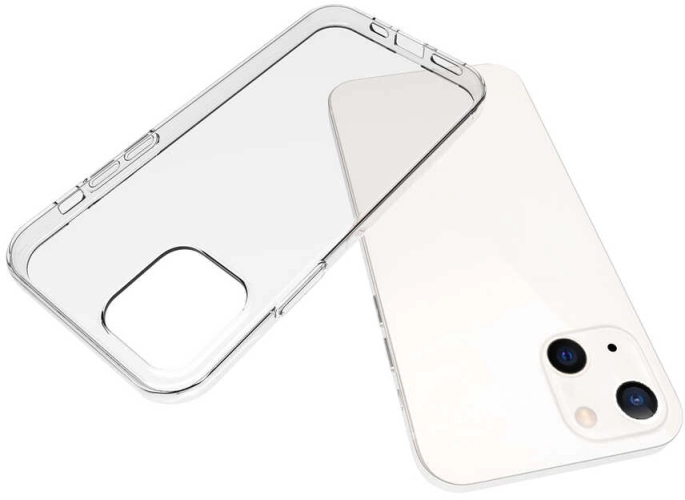 Apple iPhone 15 (6.1) Kılıf Kamera Korumalı Şeffaf Ultra İnce Esnek Silikon Kapak