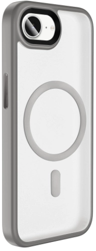 Apple iPhone 16e Kılıf Kablosuz Şarj Uyumlu Silikon Flet MagSafe Kapak - Siyah