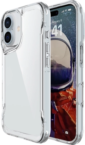 Apple iPhone 17 Kılıf Premium Dayanıklı TPU Korumalı T-Max Kapak - Şeffaf