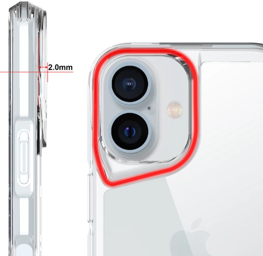 Apple iPhone 17 Kılıf Premium Dayanıklı TPU Korumalı T-Max Kapak - Şeffaf