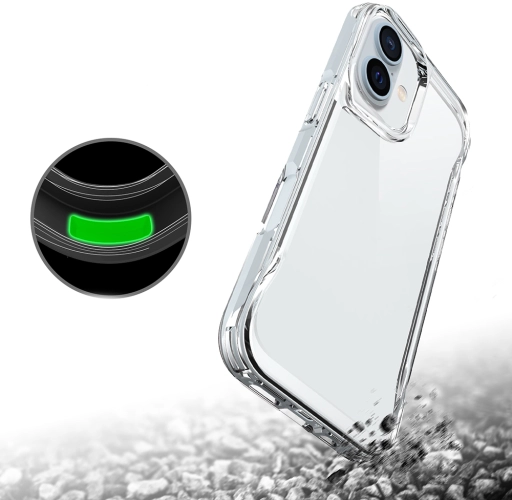 Apple iPhone 17 Kılıf Premium Dayanıklı TPU Korumalı T-Max Kapak - Şeffaf