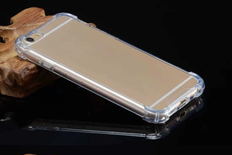 Apple iPhone 6 Kılıf Şeffaf Darbe Emici Ultra Köşe Silikon Korumalı Kapak