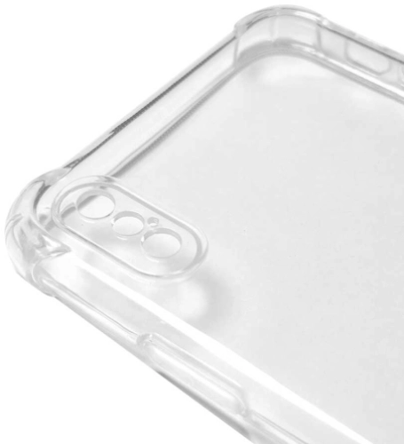 Apple iPhone Xs Kılıf Şeffaf Darbe Emici Ultra Köşe Silikon Korumalı Kapak