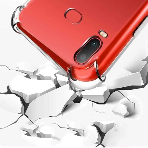 Samsung Galaxy A10s Kılıf Şeffaf Darbe Emici Ultra Köşe Silikon Korumalı Kapak