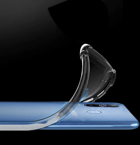 Samsung Galaxy A10s Kılıf Şeffaf Darbe Emici Ultra Köşe Silikon Korumalı Kapak