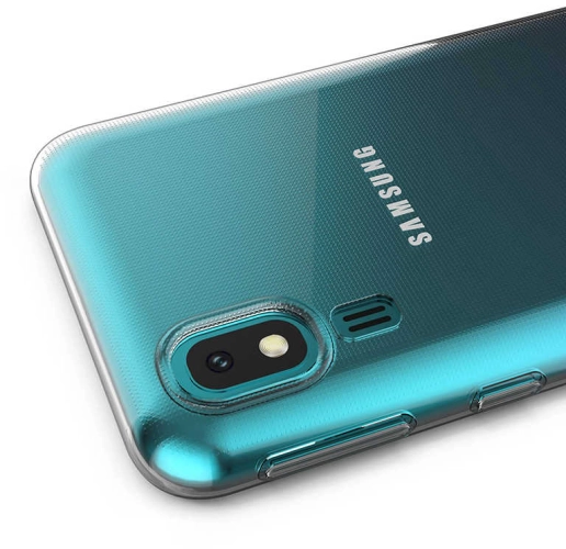 Samsung Galaxy A2 Core Kılıf Kamera Korumalı Şeffaf Ultra İnce Esnek Silikon Kapak