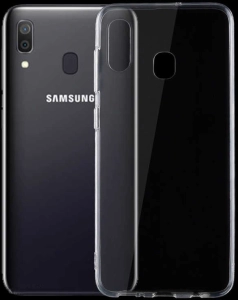 Samsung Galaxy A20 Kılıf Kamera Korumalı Şeffaf Ultra İnce Esnek Silikon Kapak