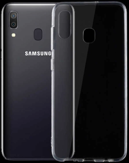Samsung Galaxy A20 Kılıf Kamera Korumalı Şeffaf Ultra İnce Esnek Silikon Kapak