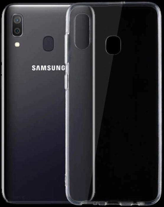 Samsung Galaxy A20 Kılıf Kamera Korumalı Şeffaf Ultra İnce Esnek Silikon Kapak