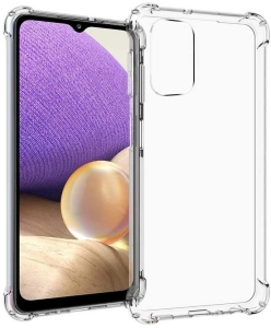 Samsung Galaxy A52 Kılıf Şeffaf Darbe Emici Ultra Köşe Silikon Korumalı Kapak