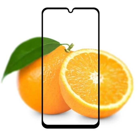 Samsung Galaxy M30s Kırılmaz Cam Ekran Koruyucu, Tam Yapışan, Kırılmaya Karşı Güçlendirilmiş,Kavisli - Siyah