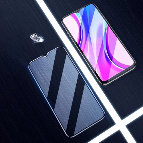 Samsung Galaxy M31 Kırılmaz Cam Ekran Koruyucu, Tam Yapışan, Kırılmaya Karşı Güçlendirilmiş,Kavisli - Siyah