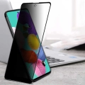 Samsung Galaxy M31s Kırılmaz Cam Ekran Koruyucu,Hayalet Tam Yapışan, Kırılmaya Karşı Güçlendirilmiş,Kavisli - Siyah