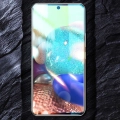 Samsung Galaxy M52 Kırılmaz Cam Ekran Koruyucu, Tam Yapışan, Kırılmaya Karşı Güçlendirilmiş,Kavisli - Siyah