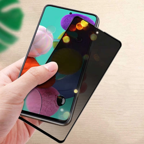 Samsung Galaxy M52 Kırılmaz Cam Ekran Koruyucu,Hayalet Tam Yapışan, Kırılmaya Karşı Güçlendirilmiş,Kavisli - Siyah