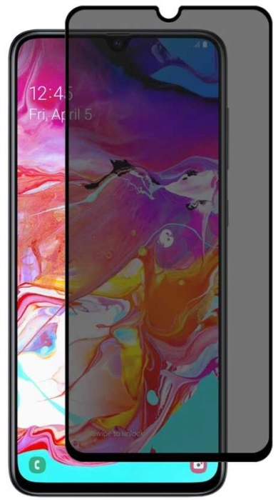 Huawei P Smart 2019 Kırılmaz Cam Ekran Koruyucu,Hayalet Tam Yapışan, Kırılmaya Karşı Güçlendirilmiş,Kavisli - Siyah