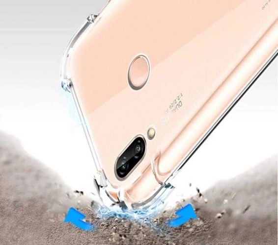 Huawei P20 Lite Kılıf Şeffaf Darbe Emici Ultra Köşe Silikon Korumalı Kapak