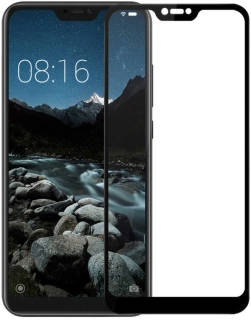 Huawei P20 Pro Kırılmaz Cam Ekran Koruyucu, Tam Yapışan, Kırılmaya Karşı Güçlendirilmiş,Kavisli - Siyah