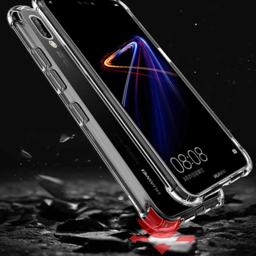 Huawei P20 Pro Kılıf Şeffaf Darbe Emici Ultra Köşe Silikon Korumalı Kapak