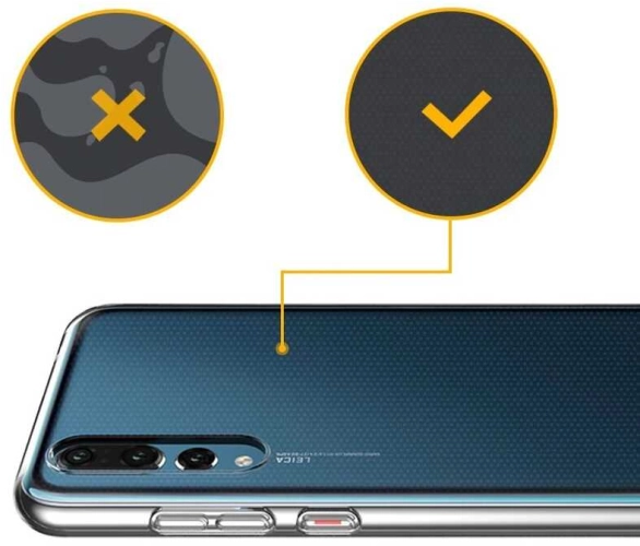 Huawei P20 Pro Kılıf Kamera Korumalı Şeffaf Ultra İnce Esnek Silikon Kapak