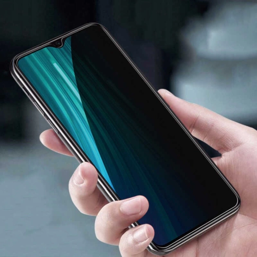 Huawei P30 Lite Kırılmaz Cam Ekran Koruyucu,Hayalet Tam Yapışan, Kırılmaya Karşı Güçlendirilmiş,Kavisli - Siyah