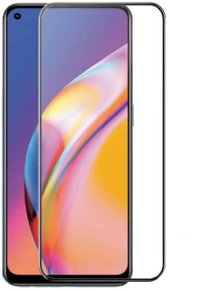 Huawei P40 Lite Kırılmaz Cam Ekran Koruyucu, Tam Yapışan, Kırılmaya Karşı Güçlendirilmiş,Kavisli - Siyah