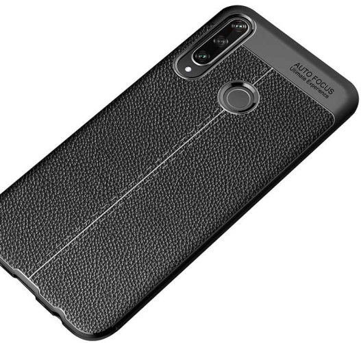 Huawei P40 Lite E Kılıf Deri Görünüm Premium Soft Niss Kapak - Kırmızı