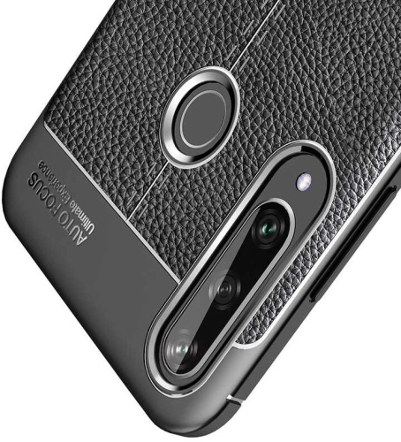 Huawei P40 Lite E Kılıf Deri Görünüm Premium Soft Niss Kapak - Kırmızı