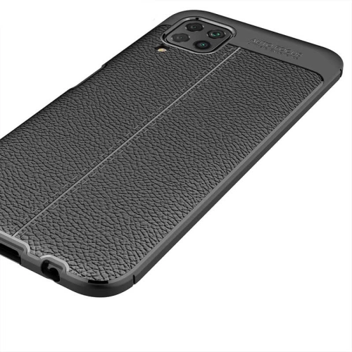Huawei P40 Lite Kılıf Deri Görünüm Premium Soft Niss Kapak - Kırmızı