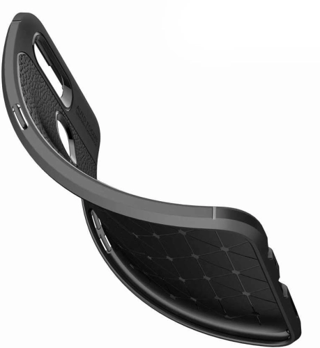 Oppo A5s Kılıf Deri Görünüm Premium Soft Niss Kapak - Kırmızı