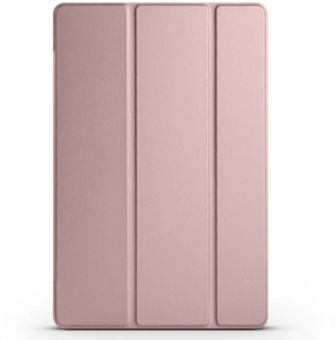 Samsung Galaxy Tab A9 Plus Kılıf Smart Cover Standlı Flip Uyku Modlu Akıllı Kapak - Rose Gold