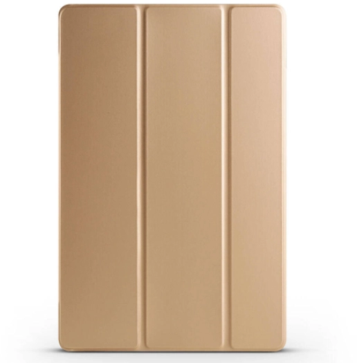 Samsung Galaxy Tab S9 FE Plus(+) Kılıf Smart Cover Standlı Flip Uyku Modlu Akıllı Kapak - Gold