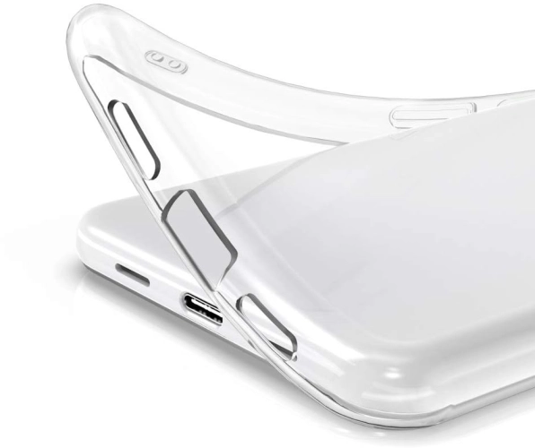 Huawei P Smart Pro 2019 Kılıf Kamera Korumalı Şeffaf Ultra İnce Esnek Silikon Kapak