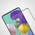 Xiaomi Mi 10T Kırılmaz Cam Ekran Koruyucu, Tam Yapışan, Kırılmaya Karşı Güçlendirilmiş,Kavisli - Siyah