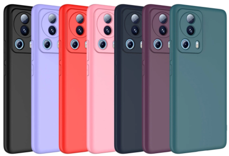 Xiaomi Mi 13 Lite Kılıf Lansman İçi Kadife Soft Esnek Premium Silikon Kapak - Siyah
