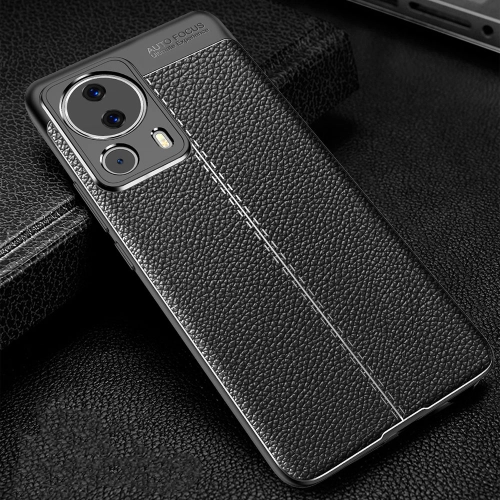 Xiaomi Mi 13 Lite Kılıf Deri Görünüm Premium Soft Niss Kapak - Lacivert
