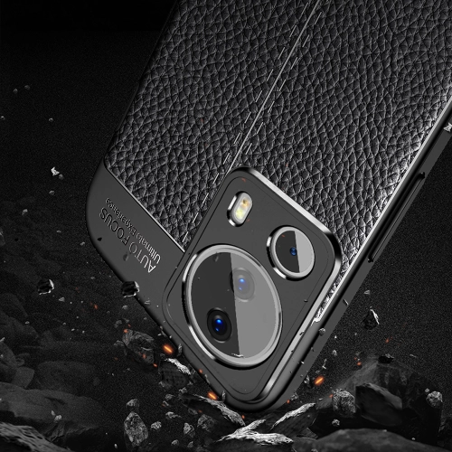 Xiaomi Mi 13 Lite Kılıf Deri Görünüm Premium Soft Niss Kapak - Lacivert