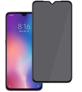 Xiaomi Redmi 8 Kırılmaz Cam Ekran Koruyucu,Hayalet Tam Yapışan, Kırılmaya Karşı Güçlendirilmiş,Kavisli - Siyah