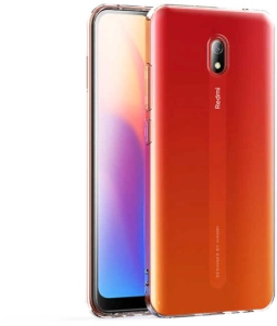 Xiaomi Redmi 8A Kılıf Kamera Korumalı Şeffaf Ultra İnce Esnek Silikon Kapak
