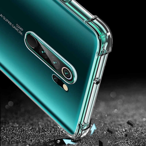 Xiaomi Redmi Note 8 Pro Kılıf Şeffaf Darbe Emici Ultra Köşe Silikon Korumalı Kapak